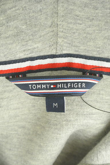 TOMMY HILFIGER（トミーヒルフィガー）の古着「ボーダーリブジップアップパーカー（スウェット・パーカー）」大画像６へ