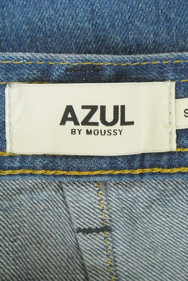 AZUL by moussy（アズールバイマウジー）の古着「バックレースアップセミワイドデニムパンツ（デニムパンツ）」大画像６へ