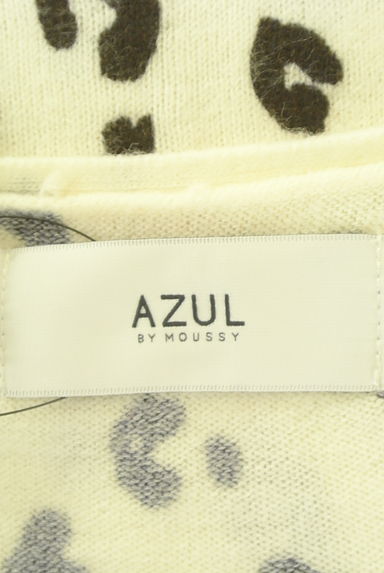 AZUL by moussy（アズールバイマウジー）の古着「レオパード柄ニットトップス（ニット）」大画像６へ
