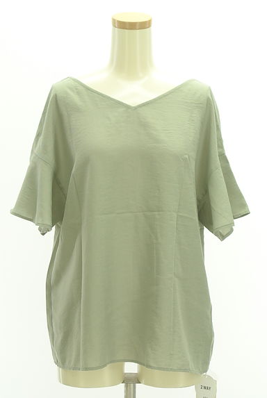 AZUL BY MOUSSY（アズールバイマウジー）の古着「前後着カットソー（カットソー・プルオーバー）」大画像１へ