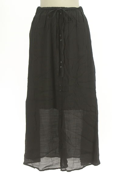 AZUL by moussy（アズールバイマウジー）の古着「シアーロングスカート（ロングスカート・マキシスカート）」大画像１へ