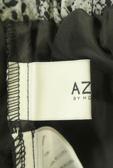 AZUL by moussy（アズールバイマウジー）の古着「パイソン柄ロングシフォンスカート（ロングスカート・マキシスカート）」大画像６へ