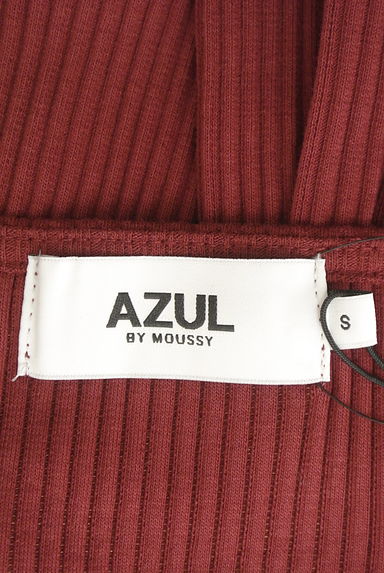 AZUL by moussy（アズールバイマウジー）の古着「アシンメトリーリブカットソー（カットソー・プルオーバー）」大画像６へ