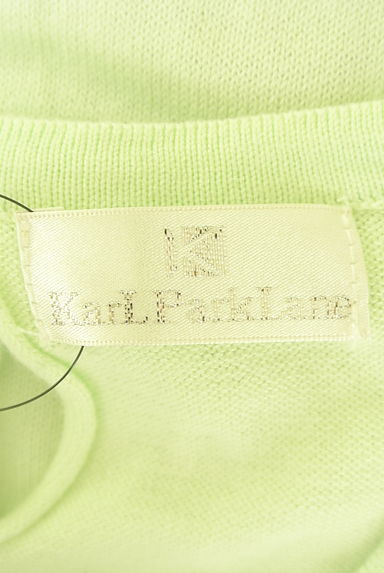 KarL Park Lane（カールパークレーン）の古着「フロント透かし編み半袖ニットトップス（ニット）」大画像６へ
