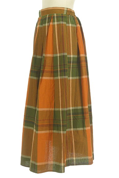 SM2（サマンサモスモス）の古着「チェック柄ロングスカート（ロングスカート・マキシスカート）」大画像３へ