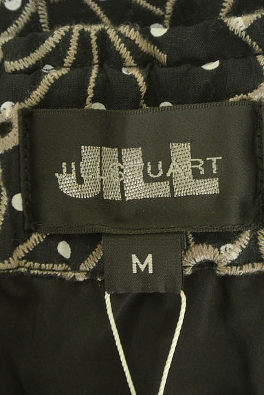 JILL by JILLSTUART（ジルバイジルスチュアート）の古着「ドット×花刺繍トップス＋膝丈スカート（セットアップ（ジャケット＋スカート））」大画像６へ