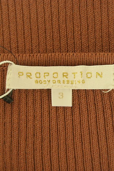 PROPORTION BODY DRESSING（プロポーションボディ ドレッシング）の古着「フレアスリーブリブニット（カットソー・プルオーバー）」大画像６へ