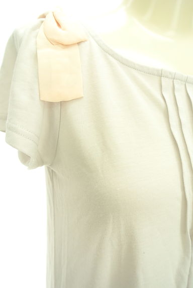 Couture Brooch（クチュールブローチ）の古着「胸元プリーツシフォンリボンプルオーバー（カットソー・プルオーバー）」大画像４へ
