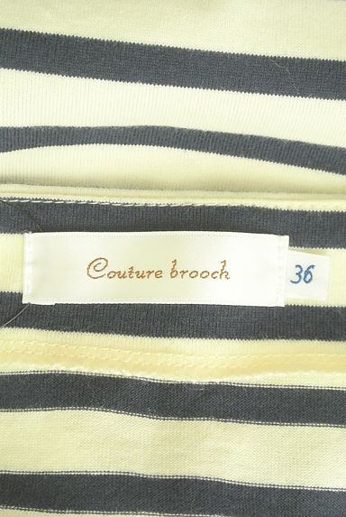Couture Brooch（クチュールブローチ）の古着「BIGリボンボーダーカットソー（カットソー・プルオーバー）」大画像６へ