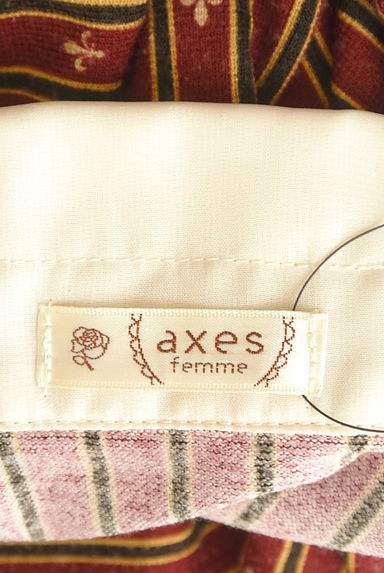 axes femme（アクシーズファム）の古着「シャツ切替ストライプ柄プルオーバー（カットソー・プルオーバー）」大画像６へ