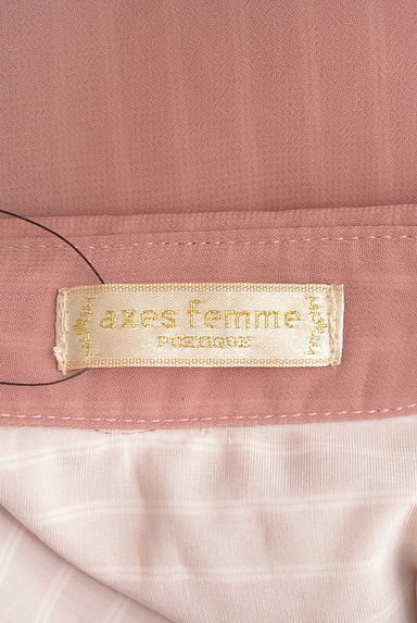 axes femme（アクシーズファム）の古着「ボリューム8分袖ストライプシフォンシャツワンピ（ワンピース・チュニック）」大画像６へ