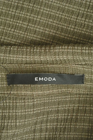 EMODA（エモダ）の古着「ビッグカラーシボブラウス（カットソー・プルオーバー）」大画像６へ