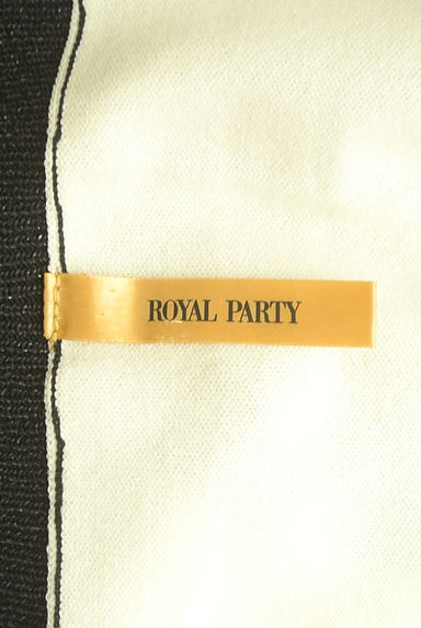 ROYAL PARTY（ロイヤルパーティ）の古着「配色ニットミニワンピース（ワンピース・チュニック）」大画像６へ