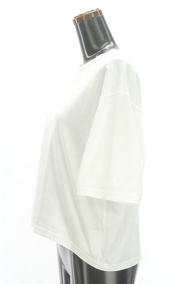 L'EQUIPE（レキップ）の古着「６分袖白Tシャツ（Ｔシャツ）」大画像３へ