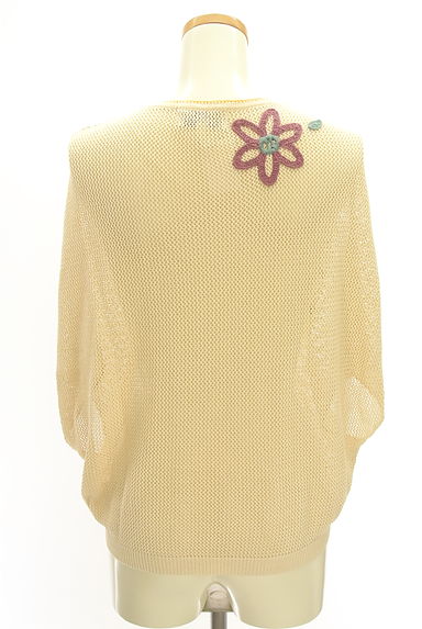 Jocomomola（ホコモモラ）の古着「花刺繍入りドルマンニットカーディガン（カーディガン・ボレロ）」大画像２へ