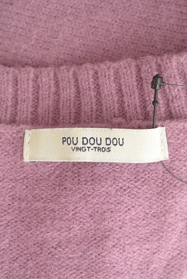 POU DOU DOU（プードゥドゥ）の古着「リブラインニットトップス（ニット）」大画像６へ