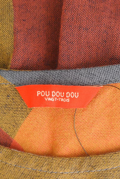 POU DOU DOU（プードゥドゥ）の古着「チェック柄レイヤードワンピース（ワンピース・チュニック）」大画像６へ