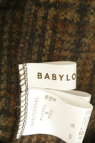 BABYLONE（バビロン）の古着「チェック柄ふんわりニットカーディガン（カーディガン・ボレロ）」大画像６へ