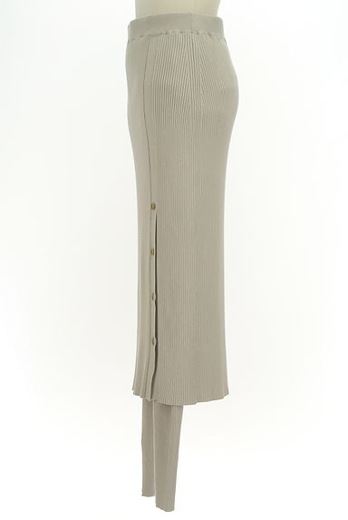BARNYARDSTORM（バンヤードストーム）の古着「レギンス付きミモレ丈リブニットスカート（ロングスカート・マキシスカート）」大画像３へ