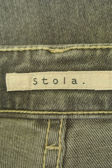 Stola.（ストラ）の古着「スキニーグレーデニムパンツ（デニムパンツ）」大画像６へ
