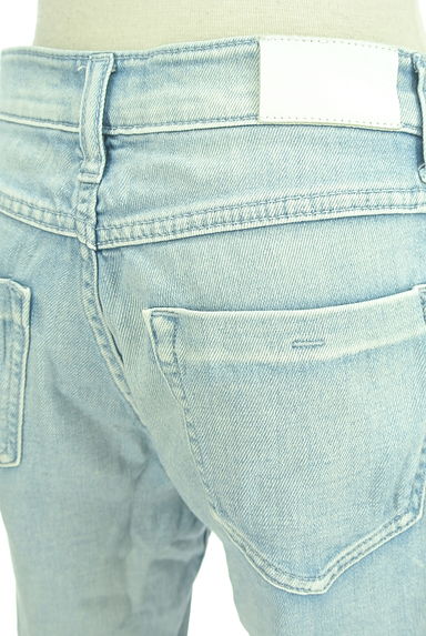 Stola.（ストラ）の古着「ダメージ加工ストレートデニムパンツ（デニムパンツ）」大画像５へ
