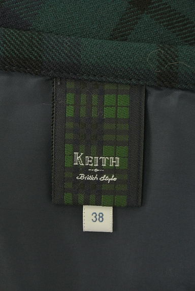 KEITH（キース）の古着「チェック柄ミディスカート（スカート）」大画像６へ