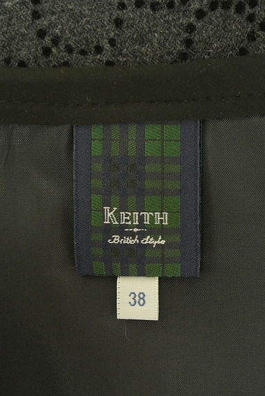 KEITH（キース）の古着「フロッキー花柄膝丈スカート（スカート）」大画像６へ