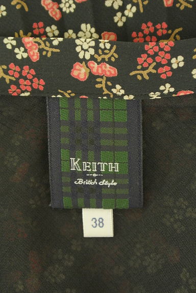 KEITH（キース）の古着「花柄プリーツシフォンミディスカート（スカート）」大画像６へ