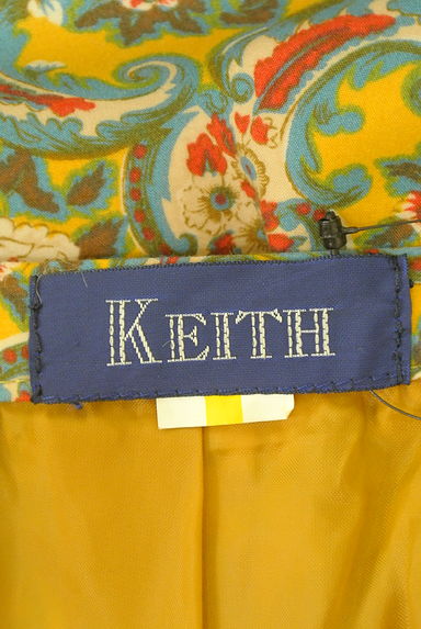 KEITH（キース）の古着「ペイズリー×花柄タックミディスカート（ロングスカート・マキシスカート）」大画像６へ