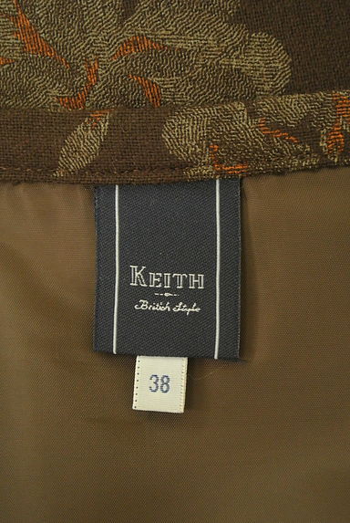 KEITH（キース）の古着「膝丈花柄ウールスカート（スカート）」大画像６へ