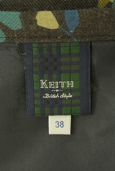 KEITH（キース）の古着「アシンメトリー花柄膝丈スカート（スカート）」大画像６へ