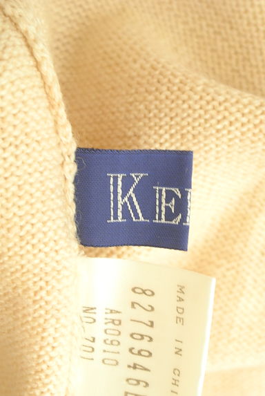 KEITH（キース）の古着「花刺繍入り８分袖タートルニット（ニット）」大画像６へ