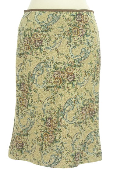 KEITH（キース）の古着「ミディ丈ゴブラン織り花柄スカート（スカート）」大画像１へ