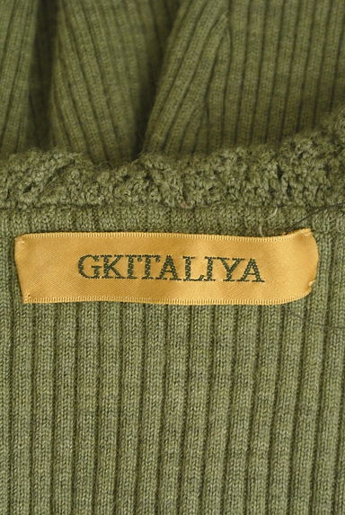 ITALIYA（伊太利屋）の古着「カギ編みレースリブニット（ニット）」大画像６へ