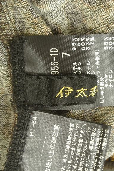 ITALIYA（伊太利屋）の古着「レオパード柄ラメボーダーリブ切替ニット（ニット）」大画像６へ