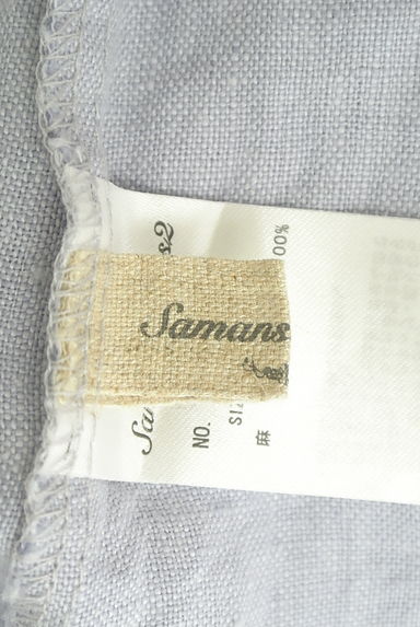 SM2（サマンサモスモス）の古着「６分袖リネンロングワンピース（ワンピース・チュニック）」大画像６へ