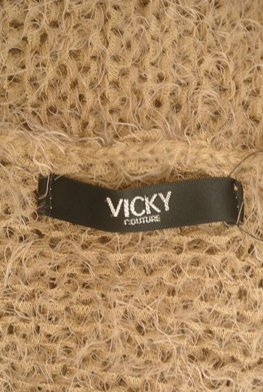 VICKY（ビッキー）の古着「ミドル丈シャギーニットカーディガン（カーディガン・ボレロ）」大画像６へ