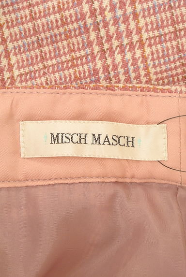MISCH MASCH（ミッシュマッシュ）の古着「フェイクベルト付き膝丈チェックスカート（スカート）」大画像６へ