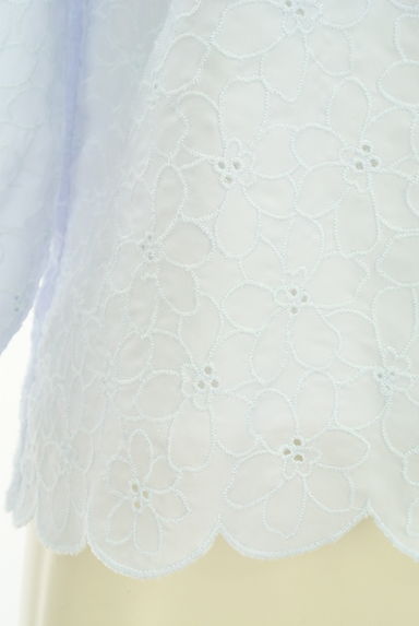 Couture Brooch（クチュールブローチ）の古着「花柄刺繍スカラップカットソー（カットソー・プルオーバー）」大画像４へ