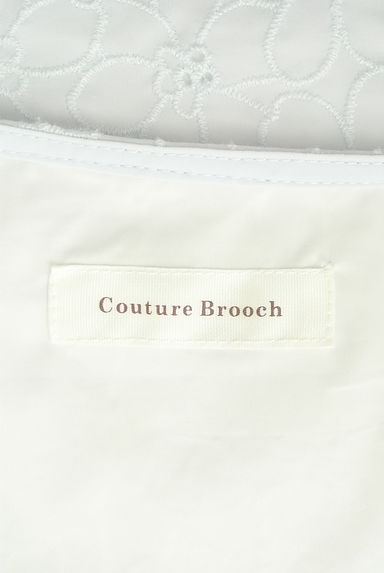 Couture Brooch（クチュールブローチ）の古着「花柄刺繍スカラップカットソー（カットソー・プルオーバー）」大画像６へ