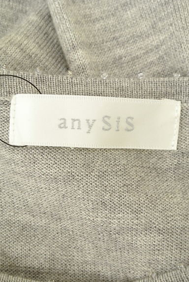 anySiS（エニィスィス）の古着「ビーズ付きショートニットカーディガン（カーディガン・ボレロ）」大画像６へ