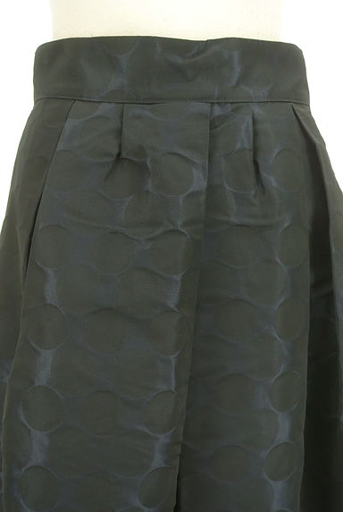 NARA CAMICIE（ナラカミーチェ）の古着「サテンドットタック膝丈スカート（スカート）」大画像４へ
