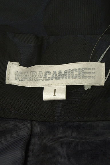 NARA CAMICIE（ナラカミーチェ）の古着「サテンドットタック膝丈スカート（スカート）」大画像６へ