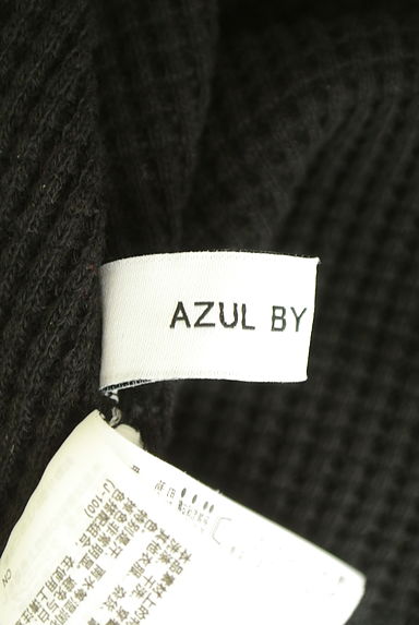 AZUL by moussy（アズールバイマウジー）の古着「ビッグシルエットワッフルカットソー（カットソー・プルオーバー）」大画像６へ