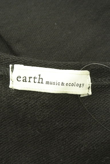 earth music&ecology（アースミュージック＆エコロジー）の古着「パールロゴニットトップス（スウェット・パーカー）」大画像６へ