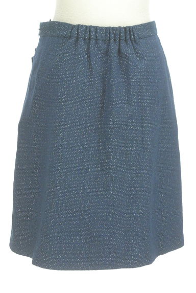 Couture Brooch（クチュールブローチ）の古着「ラメ混タック膝丈スカート（スカート）」大画像２へ