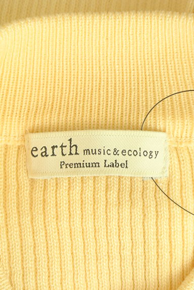 earth music&ecology（アースミュージック＆エコロジー）の古着「プチスタンドカラーリブニット（ニット）」大画像６へ