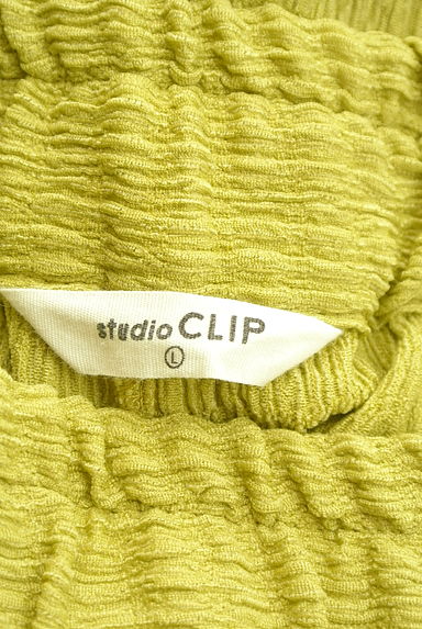 studio CLIP（スタディオクリップ）の古着「ストレッチ楊柳ワイドパンツ（パンツ）」大画像６へ