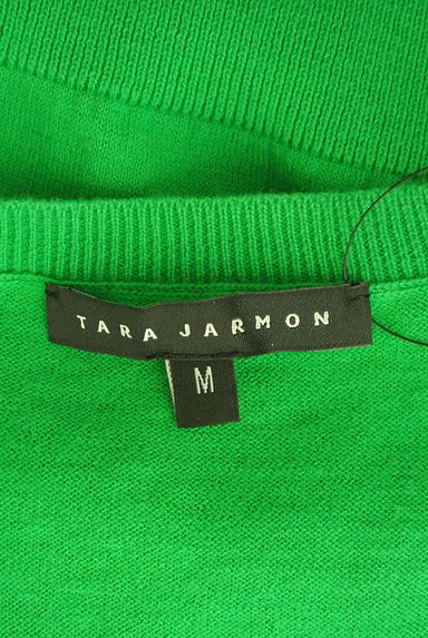 TARA JARMON（タラジャーモン）の古着「ビジュー付きニットトップス（ニット）」大画像６へ