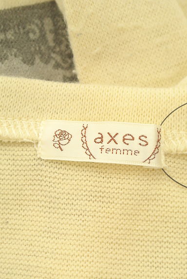 axes femme（アクシーズファム）の古着「ラメプリントニットトップス（ニット）」大画像６へ